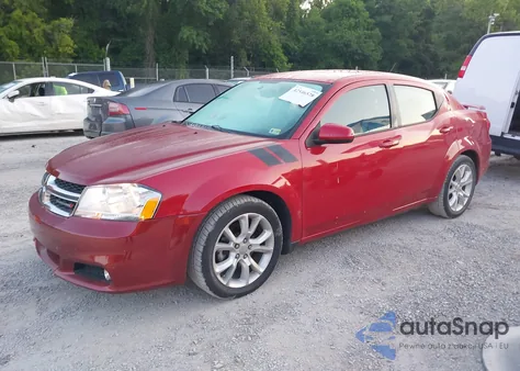 2012 Dodge Avenger R/T z USA, uszkodzony, nr VIN 1C3CDZBG5CN137706